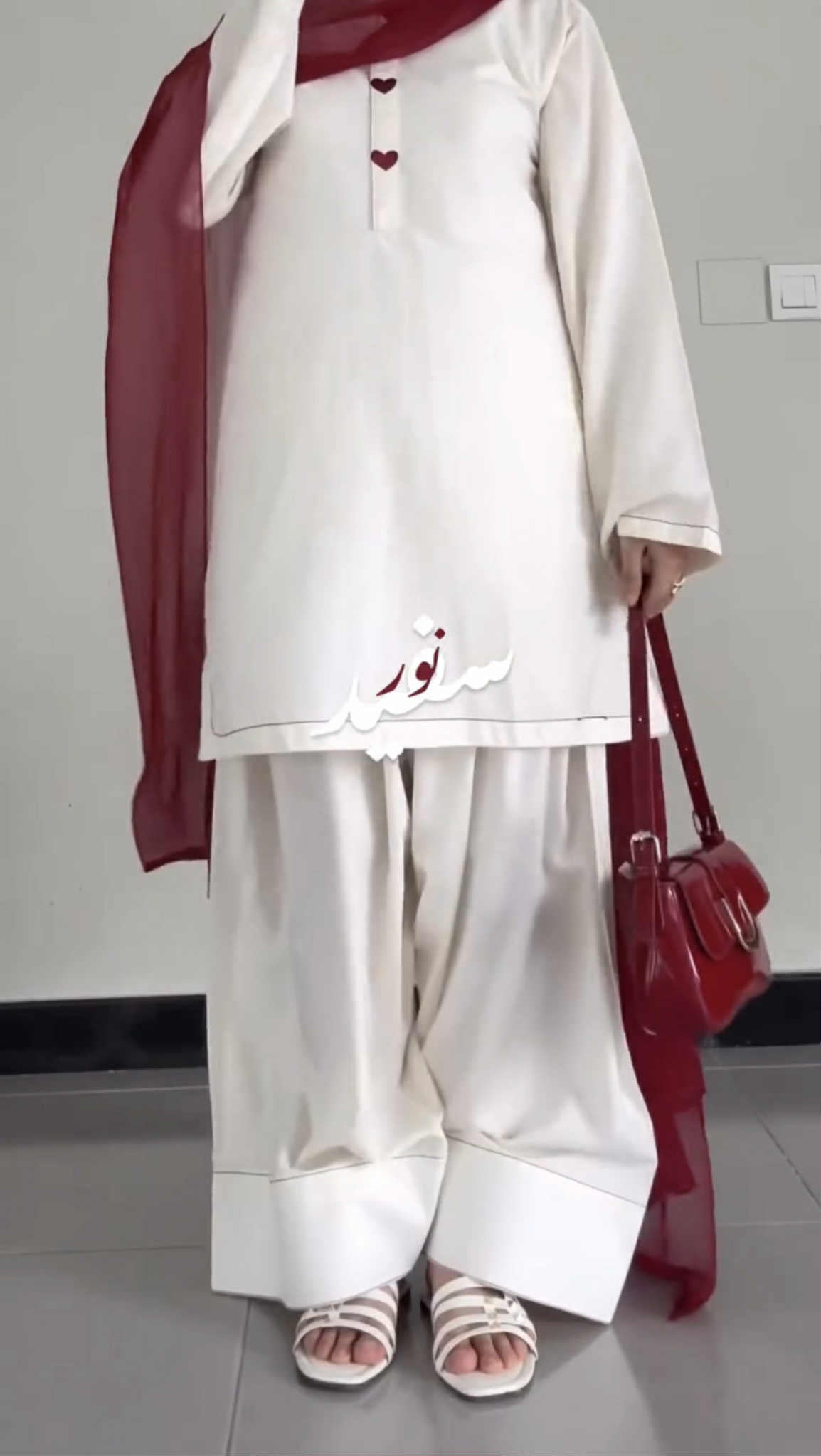 Zimal Embroidered farshi shalwar 3pc