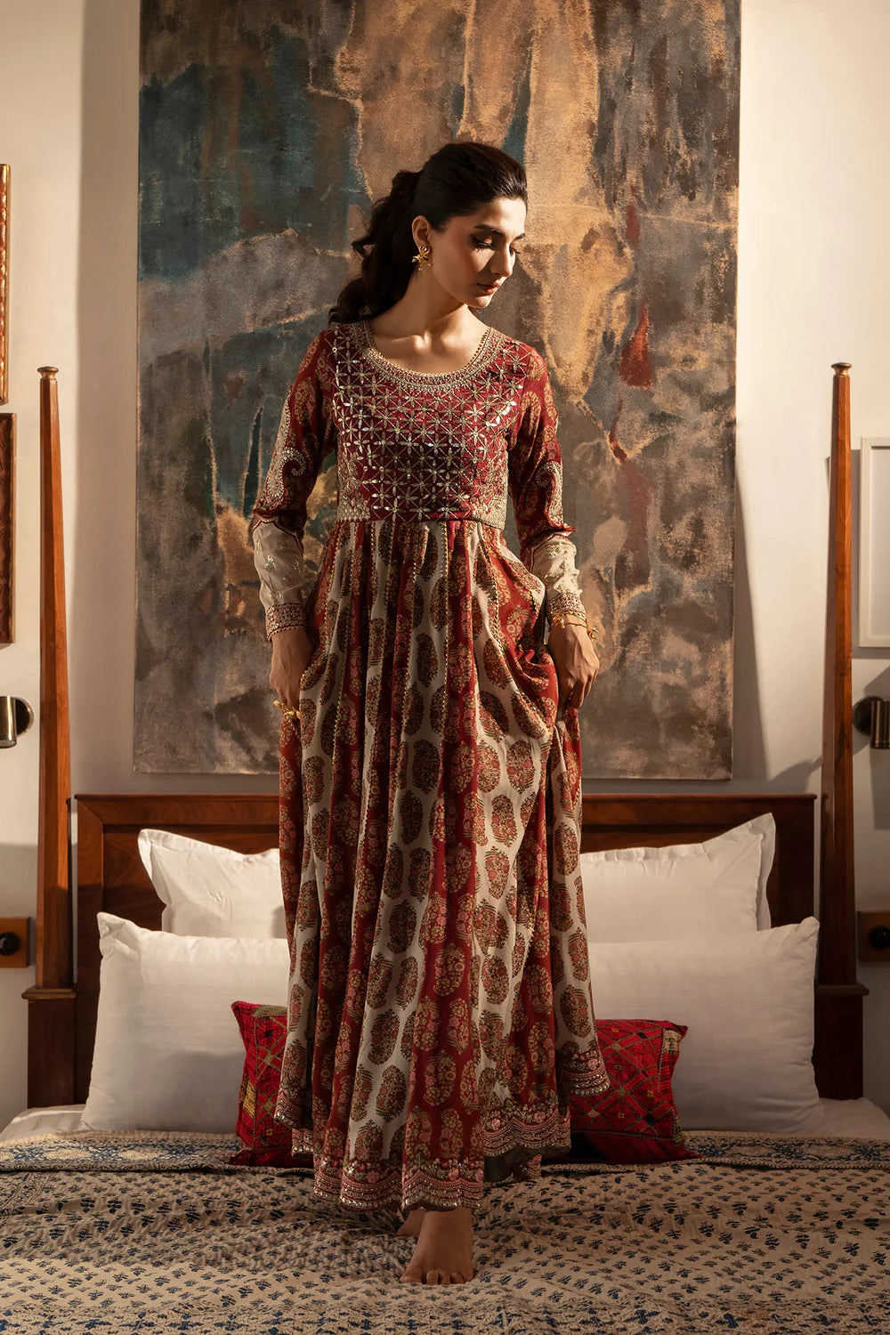 Ethnic Luxury Embroidered Dress