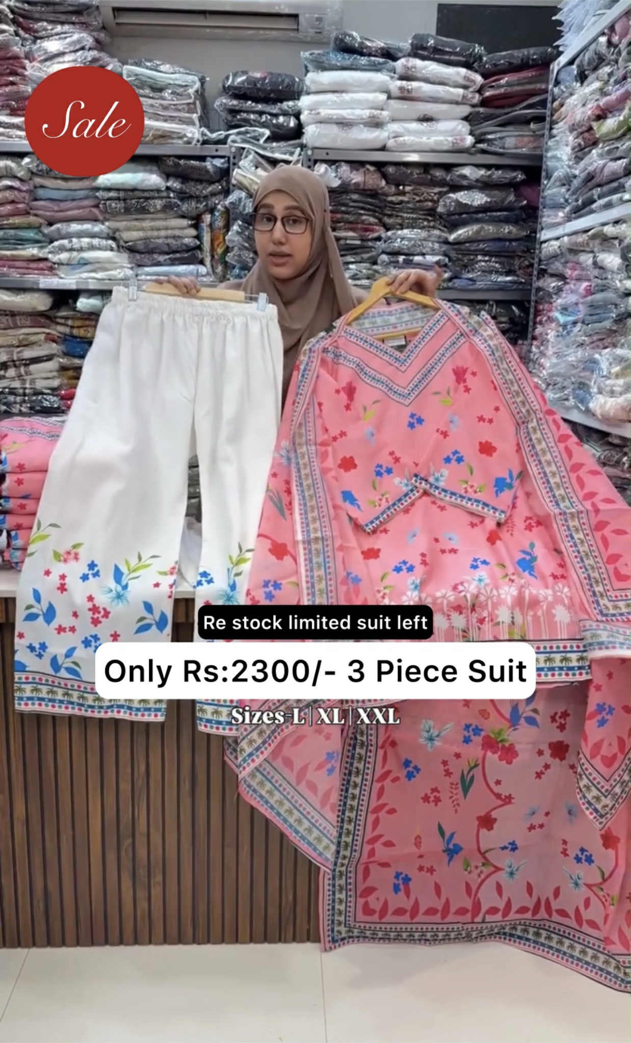 Dananeer Inspired Recreation Pink Suit 3 Pieces