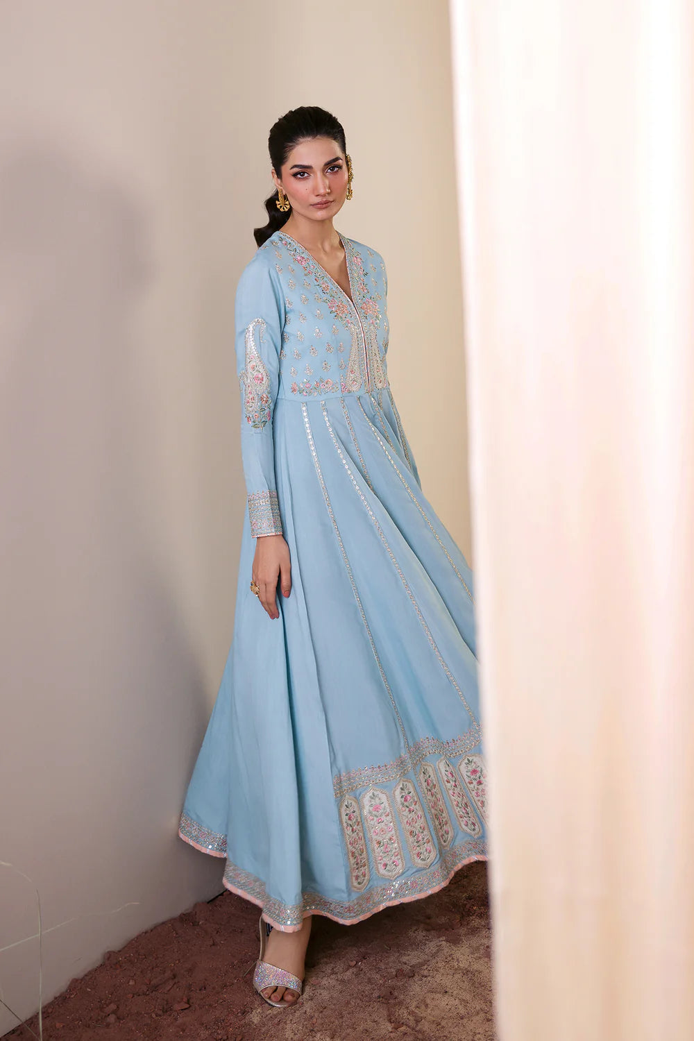 Ethnic Embroidered luxury Frock