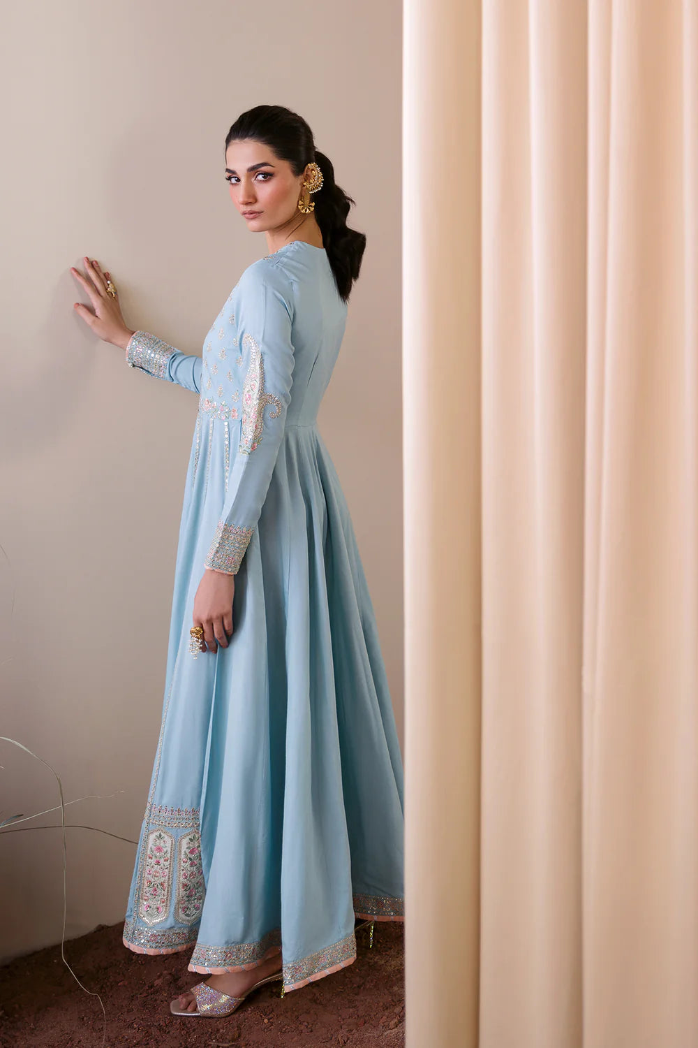 Ethnic Embroidered luxury Frock