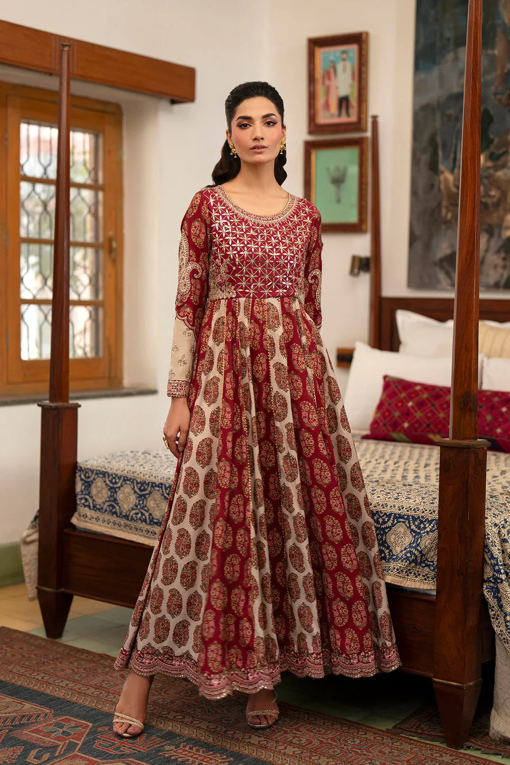 Ethnic Luxury Embroidered Dress