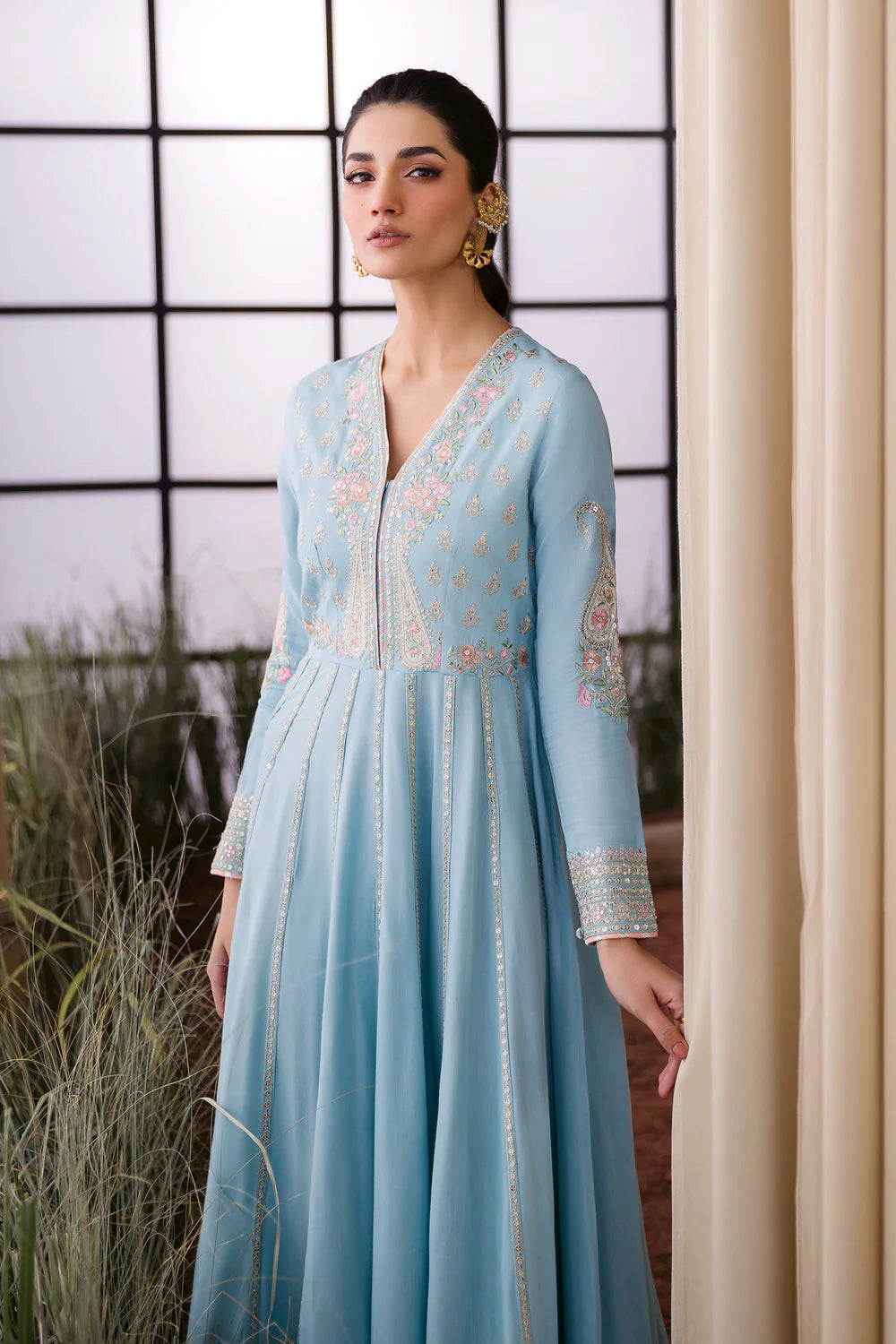 Ethnic Embroidered luxury Frock