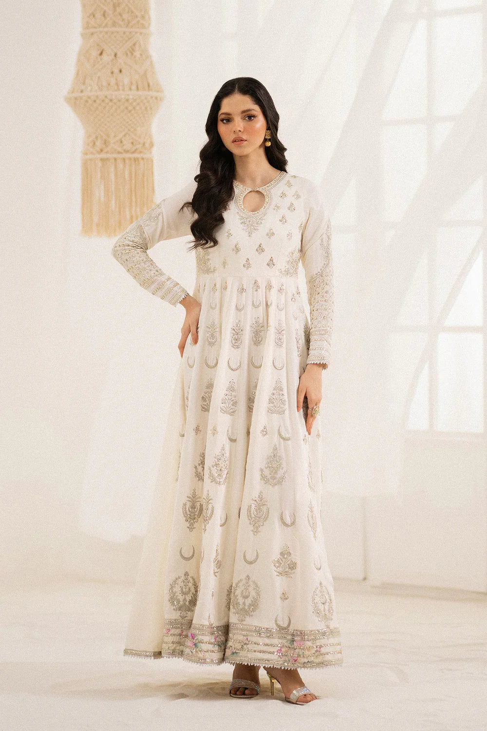 Embroidered Stitched Women Frock