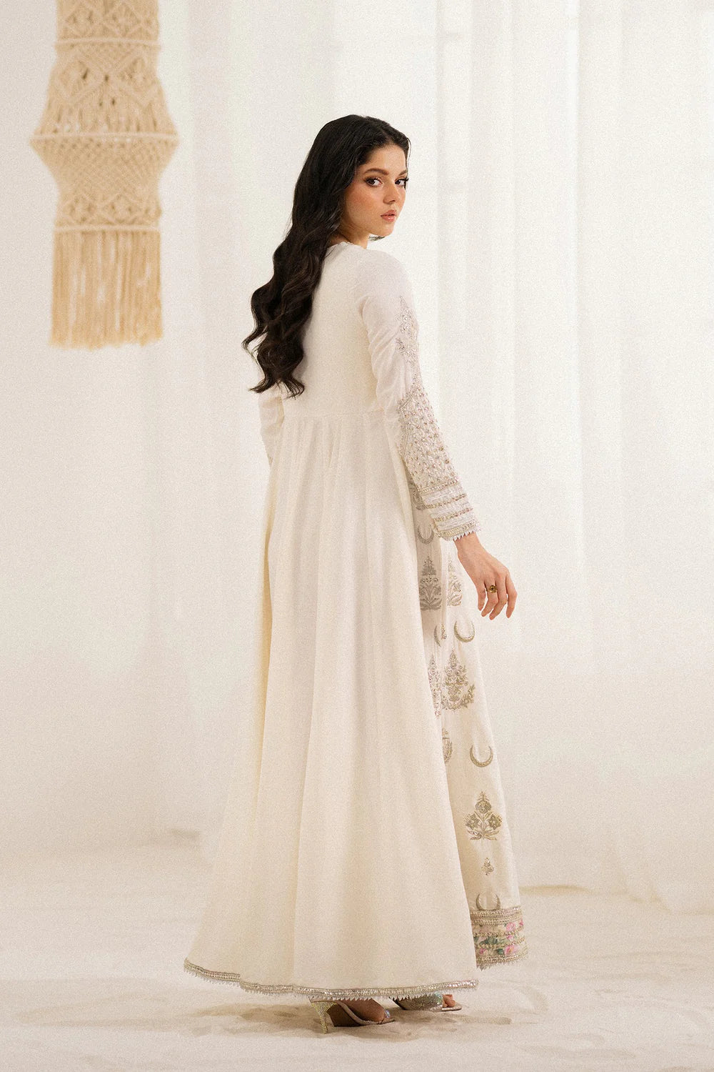 Embroidered Stitched Women Frock