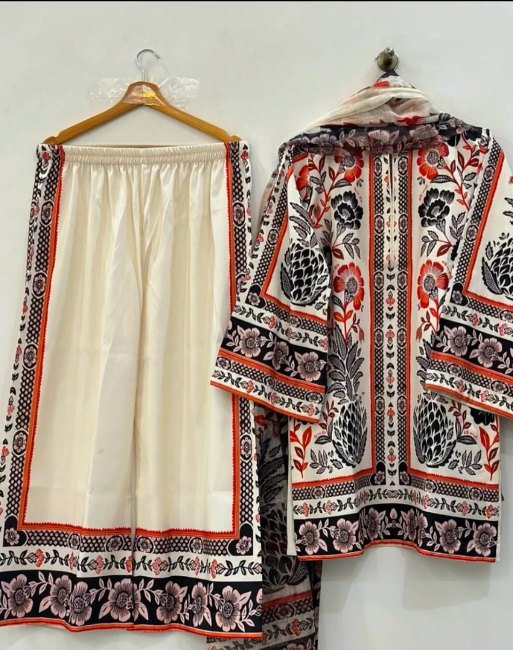 Rukhsar Printed 3PC - Dress