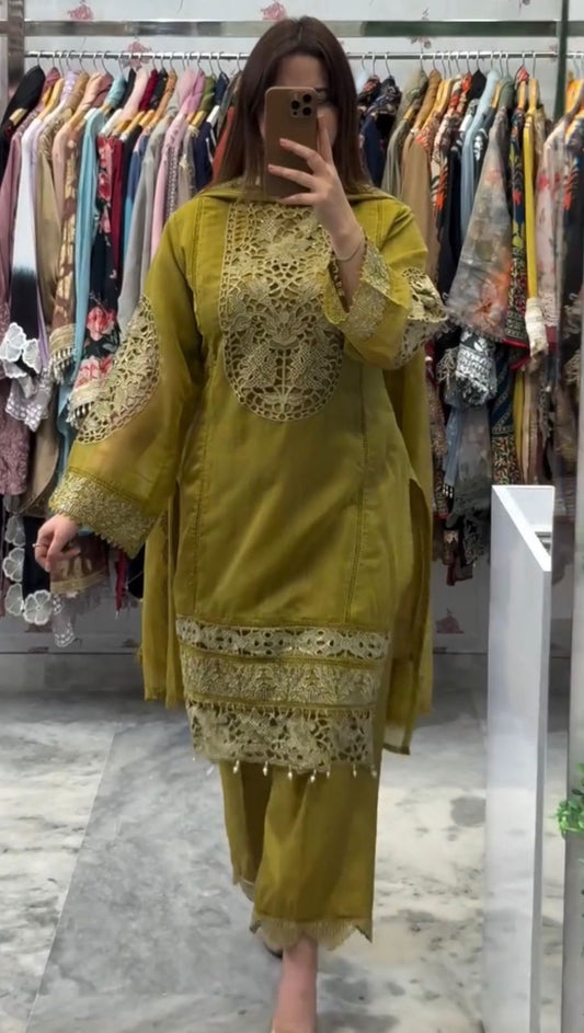 Beautiful Stylish Dress 3 Pcs