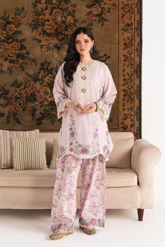 EMBROIDERED SUIT SHIRT – A LINE FIT – ROUND NECK - FULL SLEEVES – SHORT LENGTH