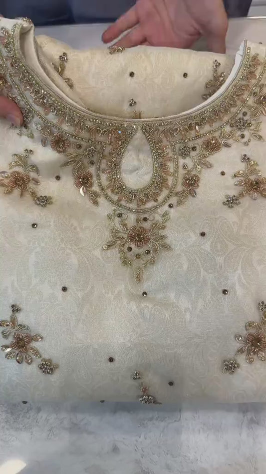 Women Embroidered 3 Pcs Dress