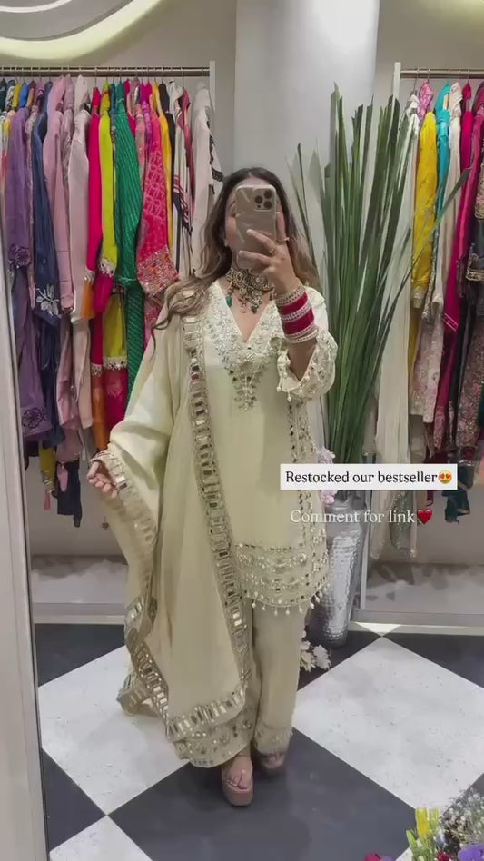 Festive Stitched Embroider Dress