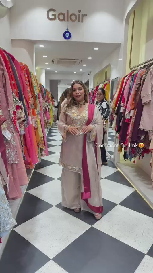 Mirror Work Stitched Embroider Dress