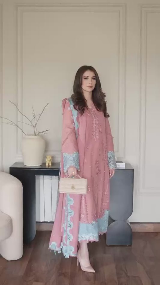 Luxury Women Embroiders Heavy 3 Pieces