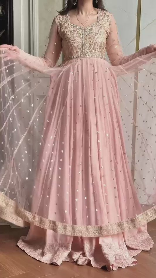 3 Pieces Embroidered Stitched Dress