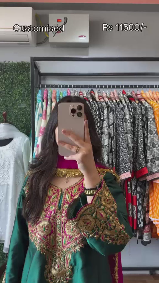 Women Stitched Embroidered Dress