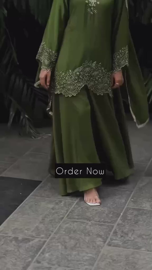 Women Embroidered Stitched 3 Pcs