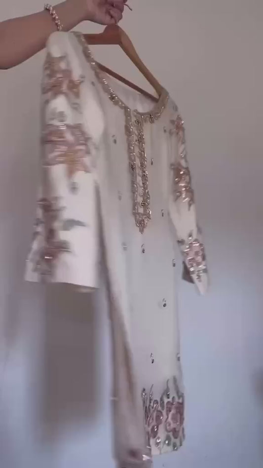 Bismil Embroidered Sttiched 3 Pcs