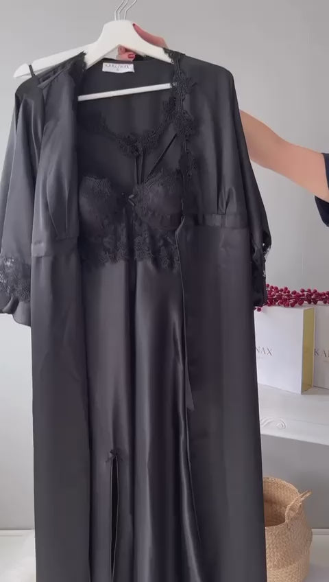 Turkish 7-Piece Silk Night Dress