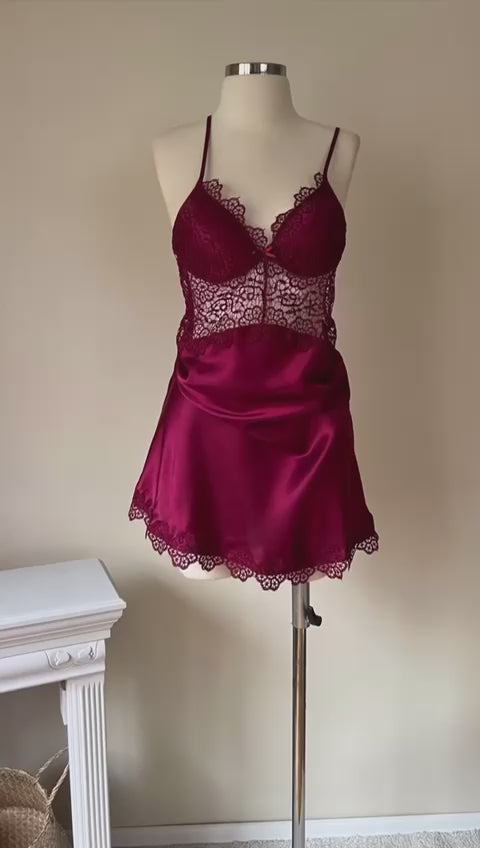 7-Piece Silk Night Dress Set for Women